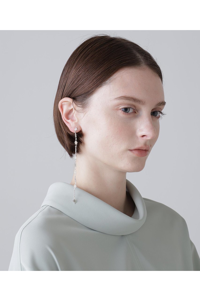 【アドーア/ADORE】のステラACCピアス インテリア・キッズ・メンズ・レディースファッション・服の通販 founy(ファニー) 　ファッション　Fashion　レディースファッション　Fashion for Women　ジュエリー　Jewelry　ファッションリング　Fashion Rings　イヤリング・フープ・ドロップタイプ　Hoop, Drop & Clip Earrings　イヤリング　Earrings　シンプル　Simple, Minimal　ロング　Long, Long-Length　再入荷　Restock / Back in Stock　シルバー|ID: prp329100004938278 ipo3291000000037055921