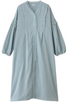 【キッドブルー/KID BLUE】の25オータムWガーゼナイティ 人気、トレンドファッション・服の通販 founy(ファニー) ファッション Fashion レディースファッション Fashion for Women トップス・カットソー Cut & Sew Tops オータム Autumn Fashion ダブル Double, Double-Breasted パジャマ Pajamas, Sleepwear フェミニン Feminine, Girly リラックス Relax, Relaxed Fit 再入荷 Restock / Back in Stock thumbnail サックス|ID: prp329100004938286 ipo3291000000037055992