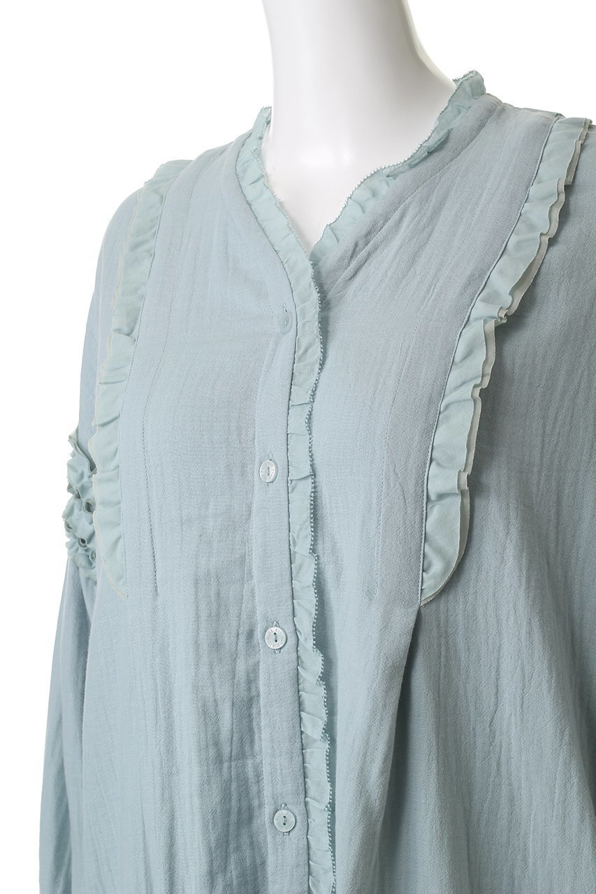 【キッドブルー/KID BLUE】の25オータムWガーゼナイティ 人気、トレンドファッション・服の通販 founy(ファニー) 　ファッション　Fashion　レディースファッション　Fashion for Women　トップス・カットソー　Cut & Sew Tops　オータム　Autumn Fashion　ダブル　Double, Double-Breasted　パジャマ　Pajamas, Sleepwear　フェミニン　Feminine, Girly　リラックス　Relax, Relaxed Fit　再入荷　Restock / Back in Stock　other-5|ID: prp329100004938286 ipo3291000000037055996