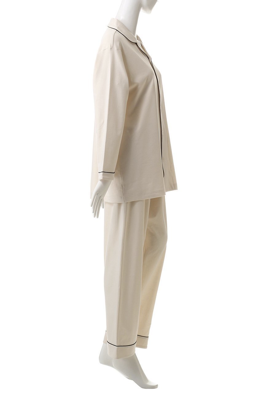 【キッドブルー/KID BLUE】の25グレイスフルコットンパジャマ 人気、トレンドファッション・服の通販 founy(ファニー) 　ファッション　Fashion　レディースファッション　Fashion for Women　トップス・カットソー　Cut & Sew Tops　なめらか　Smooth, Silky Texture　パイピング　Piping, Trim Design　パジャマ　Pajamas, Sleepwear　エレガント 上品　Elegant　人気　Popular, Best Seller　再入荷　Restock / Back in Stock　定番　Standard, Basic Item　other-3|ID: prp329100004938295 ipo3291000000037056086