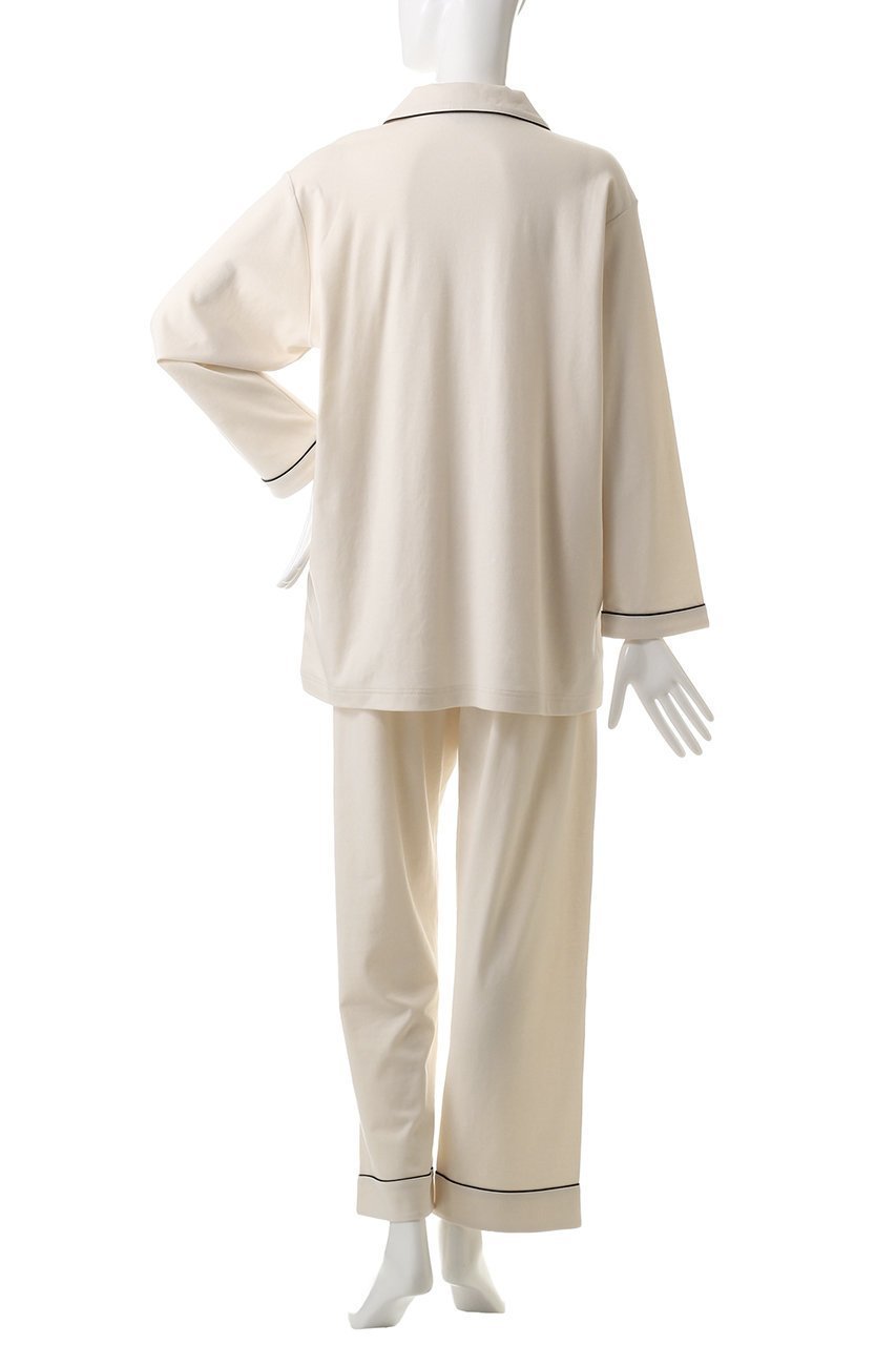 【キッドブルー/KID BLUE】の25グレイスフルコットンパジャマ 人気、トレンドファッション・服の通販 founy(ファニー) 　ファッション　Fashion　レディースファッション　Fashion for Women　トップス・カットソー　Cut & Sew Tops　なめらか　Smooth, Silky Texture　パイピング　Piping, Trim Design　パジャマ　Pajamas, Sleepwear　エレガント 上品　Elegant　人気　Popular, Best Seller　再入荷　Restock / Back in Stock　定番　Standard, Basic Item　other-4|ID: prp329100004938295 ipo3291000000037056087