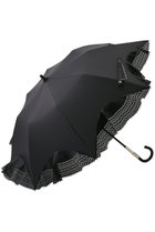 【ムーンバット/MOONBAT】の【Sun dress】パンチングフリル 晴雨兼用日傘 2段折りたたみ傘 人気、トレンドファッション・服の通販 founy(ファニー) ファッション Fashion レディースファッション Fashion for Women ワンピース Dresses フォーマル・パーティードレス・結婚式用ドレス Elegant & Casual Dresses レイングッズ・傘・晴雨兼用傘 Umbrellas & Rain Gear チェーン Chain, Chain Strap ハンカチ Handkerchief, Hanky フェミニン Feminine, Girly フォルム Silhouette, Form モダン Modern, Contemporary エレガント 上品 Elegant 傘 Umbrella, Parasol 再入荷 Restock / Back in Stock 日傘 Parasol, UV Umbrella 時計 Watch, Wristwatch thumbnail ブラック|ID: prp329100004938297 ipo3291000000037056102