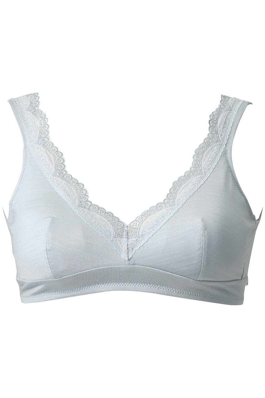 【キッドブルー/KID BLUE】の23シルクベア天カップブラ インテリア・キッズ・メンズ・レディースファッション・服の通販 founy(ファニー) 　ファッション　Fashion　レディースファッション　Fashion for Women　下着・ランジェリー　Lingerie & Intimates　ブラジャー・ランジェリーブラ　Bras / Lingerie Bras　おすすめ　Recommended / Our Picks　なめらか　Smooth, Silky Texture　インナー　Innerwear　シルク　Silk, 100% Silk　セットアップ　Set-Up, Coordinated Outfit　タンク　Tank Top, Sleeveless Top　ブラジャー　Bra, Lingerie　ラップ　Wrap, Wrap Design　ランジェリー　Lingerie, Intimate Wear　レース　Lace, Lace Fabric　エレガント 上品　Elegant　再入荷　Restock / Back in Stock　サックス|ID: prp329100004938301 ipo3291000000037056133