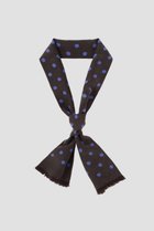 【マーガレットハウエル/MARGARET HOWELL】のSILK TWILL POLKA DOT TIE SCARF ブラウン|ID: prp329100004938312 ipo3291000000037056228