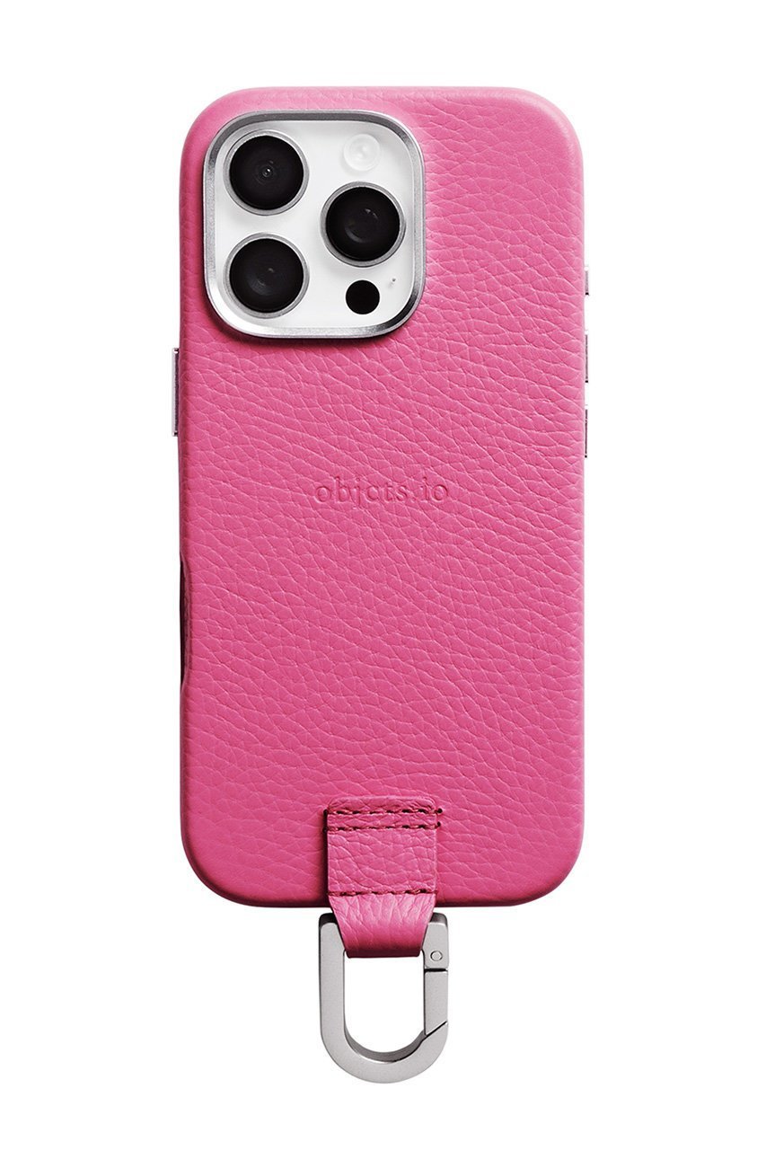 【オブジェクツアイオー/objcts.io】のiPhone17 ケース カラビナ付き(MagSafe対応) インテリア・キッズ・メンズ・レディースファッション・服の通販 founy(ファニー) 　ファッション　Fashion　レディースファッション　Fashion for Women　iPhone アイフォーン　iPhone　ユニセックス　Unisex, Genderless　おすすめ　Recommended / Our Picks　アクセサリー　Fashion Accessories　スマート　Smart, Elegant　マグネット　Magnet, Magnetic Closure　モバイル　Mobile, Smartphone　ラップ　Wrap, Wrap Design　再入荷　Restock / Back in Stock　ショッキングピンク|ID: prp329100004938313 ipo3291000000037056235
