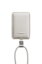 【オブジェクツアイオー/objcts.io】のデタッチャブルストラップ付レザースリムカードホルダー(iPhoneアクセサリー ) マシュマロ|ID: prp329100004938315 ipo3291000000037056253