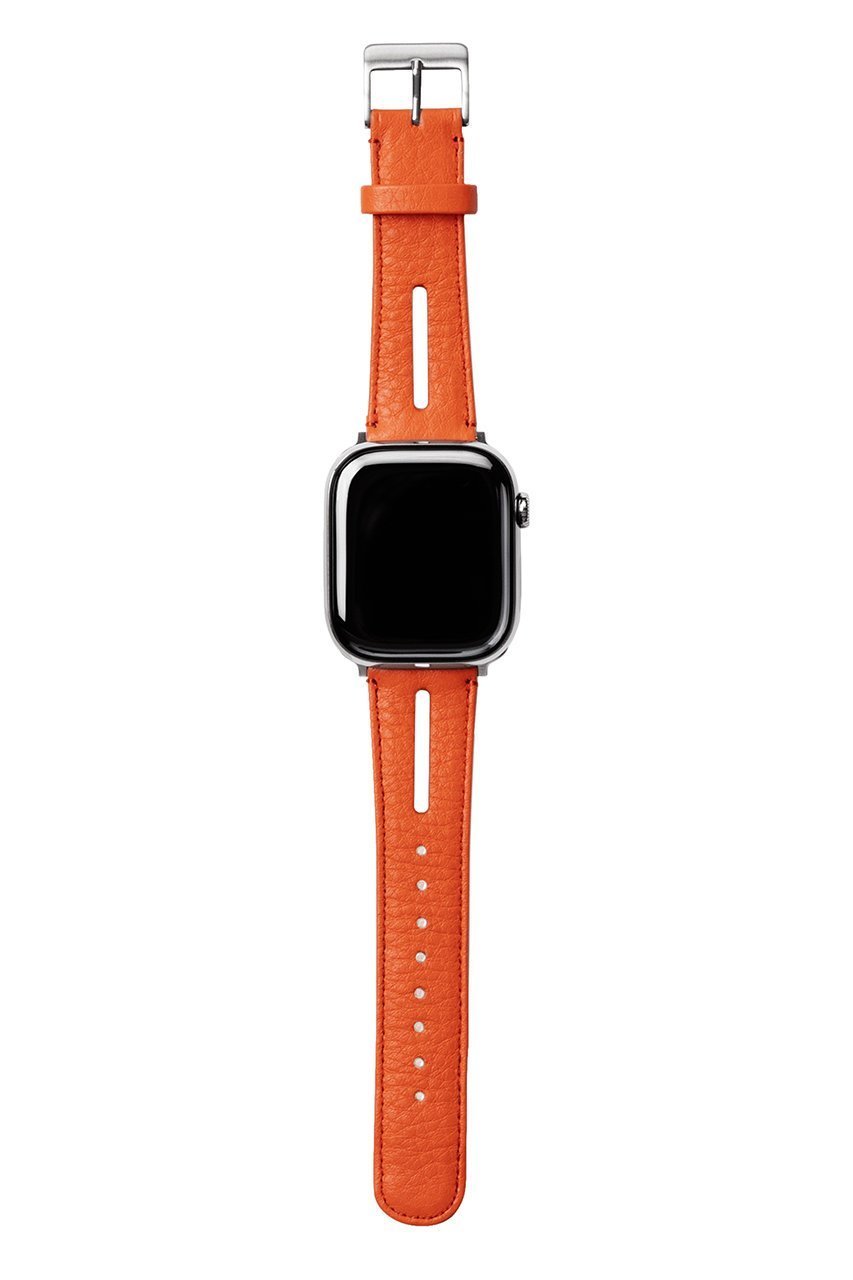 【オブジェクツアイオー/objcts.io】のレザーハイブリッドバンド for Apple Watch インテリア・キッズ・メンズ・レディースファッション・服の通販 founy(ファニー) 　ファッション　Fashion　レディースファッション　Fashion for Women　レイングッズ・傘・晴雨兼用傘　Umbrellas & Rain Gear　ユニセックス　Unisex, Genderless　スポーツ　Sports, Activewear　ハンカチ　Handkerchief, Hanky　傘　Umbrella, Parasol　再入荷　Restock / Back in Stock　夏　Summer　時計　Watch, Wristwatch　キャロットオレンジ|ID: prp329100004938317 ipo3291000000037056271