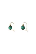 【ナチュラリジュエリ/NATURALI JEWELRY】のボンボンピアス マラカイト|ID: prp329100004938323 ipo3291000000037335566