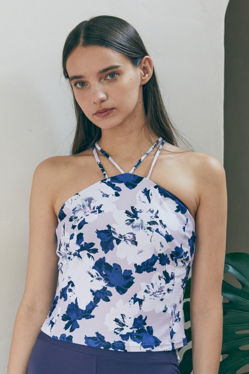 【ジュリエ/Julier】のflashflowerプリントキャミソール 人気、トレンドファッション・服の通販 founy(ファニー) 　ファッション　Fashion　レディースファッション　Fashion for Women　トップス・カットソー　Cut & Sew Tops　キャミソール&ノースリーブ　Camisoles & Sleeveless Tops　スポーツウェア　Functional & Stylish Sportswear　スポーツ トップス　Athletic Tops / Workout Tops / Training Shirts　インナー　Innerwear　カッティング　Cutting Detail　キャミソール　Camisole, Spaghetti Strap Top　スポーツ　Sports, Activewear　フィット　Fit, Slim Fit　フロント　Front, Front Design　プリント　Print, Printed Pattern　ヨガ　Yoga, Yoga Wear　ワーク　Workwear, Utility Style　再入荷　Restock / Back in Stock　other-8|ID: prp329100004938325 ipo3291000000037056378