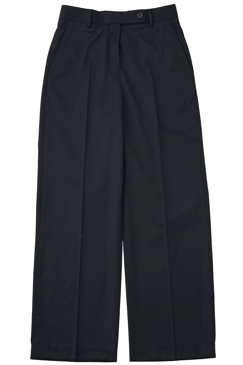【ザ ストア バイ シー/THE STORE by C】の【COCUCA】ウールシルクトラウザーズ インテリア・キッズ・メンズ・レディースファッション・服の通販 founy(ファニー) 　ファッション　Fashion　レディースファッション　Fashion for Women　パンツ　Pants & Trousers　コンパクト　Compact, Small Size　シルク　Silk, 100% Silk　シンプル　Simple, Minimal　ジャケット　Jacket, Outerwear　ストレート　Straight, Straight Cut　スーツ　Suit, Formalwear　ツイル　Twist, Twisted Detail　フィット　Fit, Slim Fit　マニッシュ　Mannish, Boyish　ミックス　Mix, Mixed Style　メンズ　Men's, Menswear　ワイド　Wide, Wide Fit　エレガント 上品　Elegant　新作・新入荷　New Arrivals / New In　ダークネイビー|ID: prp329100004938340 ipo3291000000037056487