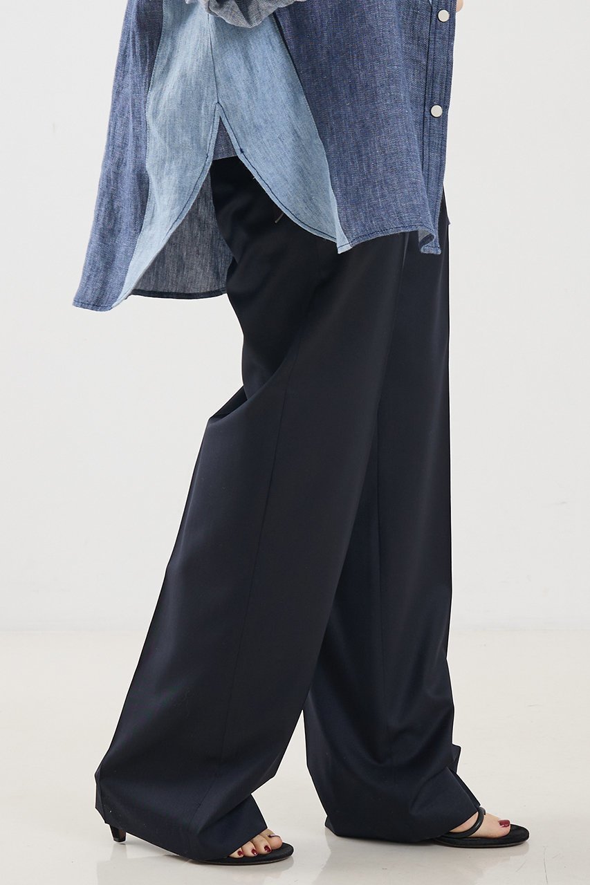 【ザ ストア バイ シー/THE STORE by C】の【COCUCA】ウールシルクトラウザーズ 人気、トレンドファッション・服の通販 founy(ファニー) 　ファッション　Fashion　レディースファッション　Fashion for Women　パンツ　Pants & Trousers　コンパクト　Compact, Small Size　シルク　Silk, 100% Silk　シンプル　Simple, Minimal　ジャケット　Jacket, Outerwear　ストレート　Straight, Straight Cut　スーツ　Suit, Formalwear　ツイル　Twist, Twisted Detail　フィット　Fit, Slim Fit　マニッシュ　Mannish, Boyish　ミックス　Mix, Mixed Style　メンズ　Men's, Menswear　ワイド　Wide, Wide Fit　エレガント 上品　Elegant　新作・新入荷　New Arrivals / New In　other-4|ID: prp329100004938340 ipo3291000000037056490