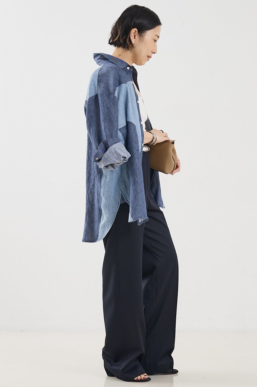 【ザ ストア バイ シー/THE STORE by C】の【COCUCA】ウールシルクトラウザーズ 人気、トレンドファッション・服の通販 founy(ファニー) 　ファッション　Fashion　レディースファッション　Fashion for Women　パンツ　Pants & Trousers　コンパクト　Compact, Small Size　シルク　Silk, 100% Silk　シンプル　Simple, Minimal　ジャケット　Jacket, Outerwear　ストレート　Straight, Straight Cut　スーツ　Suit, Formalwear　ツイル　Twist, Twisted Detail　フィット　Fit, Slim Fit　マニッシュ　Mannish, Boyish　ミックス　Mix, Mixed Style　メンズ　Men's, Menswear　ワイド　Wide, Wide Fit　エレガント 上品　Elegant　新作・新入荷　New Arrivals / New In　other-8|ID: prp329100004938340 ipo3291000000037056494