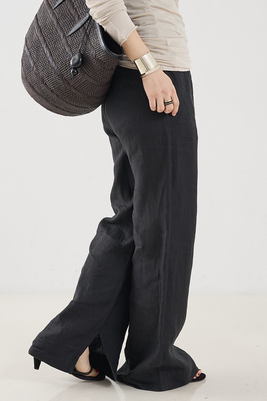 【ザ ストア バイ シー/THE STORE by C】の【COCUCA】リネンパンツ 人気、トレンドファッション・服の通販 founy(ファニー) 　ファッション　Fashion　レディースファッション　Fashion for Women　パンツ　Pants & Trousers　カットソー　Cut and Sewn Top　シンプル　Simple, Minimal　スリット　Slit, Slit Detail　ツイル　Twist, Twisted Detail　リネン　Linen, Linen Fabric　リラックス　Relax, Relaxed Fit　エレガント 上品　Elegant　新作・新入荷　New Arrivals / New In　other-2|ID: prp329100004938342 ipo3291000000037056507