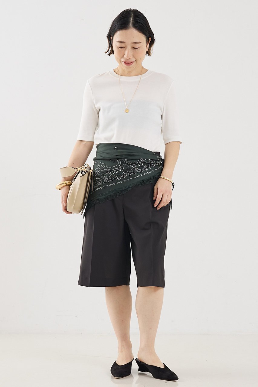 【ザ ストア バイ シー/THE STORE by C】の【COCUCA】ハーフパンツ 人気、トレンドファッション・服の通販 founy(ファニー) 　ファッション　Fashion　レディースファッション　Fashion for Women　パンツ　Pants & Trousers　ショートパンツ・ハーフパンツ　High-Waisted & Relaxed Shorts　ショート　Short, Short Length　ストレッチ　Stretch, Stretchy Fabric　センター　Center, Center Line　ハーフ　Half, Half-Length　バランス　Balance, Style Balance　マニッシュ　Mannish, Boyish　新作・新入荷　New Arrivals / New In　other-4|ID: prp329100004938343 ipo3291000000037056518