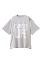 【キャサリンハムネット/KATHARINE HAMNETT LONDON】の【UNISEX】【ELLE SHOP限定】コットン・イン・コンバージョン CHOOSE LIFE Tシャツ ライトグレー|ID: prp329100004938585 ipo3291000000037241582