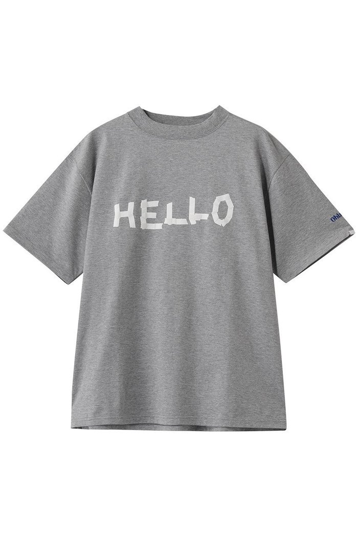 【オブラダ/Oblada】の【ELLE SHOP限定】HELLOコットンTAPETシャツ インテリア・キッズ・メンズ・レディースファッション・服の通販 founy(ファニー) https://founy.com/ ファッション Fashion レディースファッション Fashion for Women トップス・カットソー Cut & Sew Tops シャツ・ブラウス・オフィスカジュアル Elegant Blouses & Button-Ups ロングTシャツ・Tシャツ Longline T-Shirts & Tees カットソー・ベーシックTシャツ Cut-and-Sewn Tops / Stretch Tees & Basics ショート Short, Short Length スリーブ Sleeve, Long Sleeve / Short Sleeve バランス Balance, Style Balance 新作・新入荷 New Arrivals / New In |ID: prp329100004938586 ipo3291000000037241589