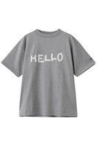 【オブラダ/Oblada】の【ELLE SHOP限定】HELLOコットンTAPETシャツ グレー|ID: prp329100004938586 ipo3291000000037241590