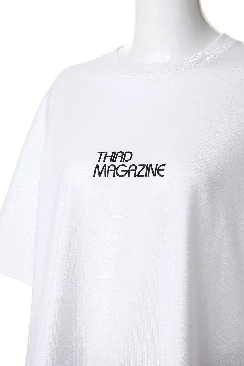 【サードマガジン/THIRD MAGAZINE】の【ELLE SHOP限定】プリントロゴTシャツ 人気、トレンドファッション・服の通販 founy(ファニー) 　ファッション　Fashion　レディースファッション　Fashion for Women　トップス・カットソー　Cut & Sew Tops　シャツ・ブラウス・オフィスカジュアル　Elegant Blouses & Button-Ups　ロングTシャツ・Tシャツ　Longline T-Shirts & Tees　カットソー・ベーシックTシャツ　Cut-and-Sewn Tops / Stretch Tees & Basics　ショート　Short, Short Length　スラックス　Slacks, Dress Pants　スリーブ　Sleeve, Long Sleeve / Short Sleeve　デニム　Denim, Jeans Material　バランス　Balance, Style Balance　プリント　Print, Printed Pattern　新作・新入荷　New Arrivals / New In　other-5|ID: prp329100004938587 ipo3291000000037058584