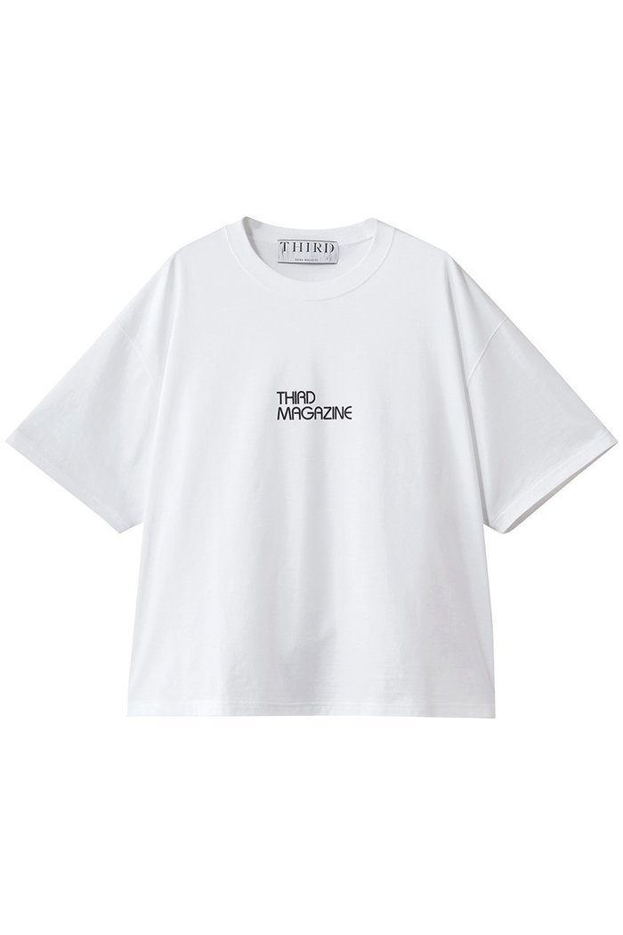 【サードマガジン/THIRD MAGAZINE】の【ELLE SHOP限定】プリントロゴTシャツ インテリア・キッズ・メンズ・レディースファッション・服の通販 founy(ファニー) https://founy.com/ ファッション Fashion レディースファッション Fashion for Women トップス・カットソー Cut & Sew Tops シャツ・ブラウス・オフィスカジュアル Elegant Blouses & Button-Ups ロングTシャツ・Tシャツ Longline T-Shirts & Tees カットソー・ベーシックTシャツ Cut-and-Sewn Tops / Stretch Tees & Basics ショート Short, Short Length スラックス Slacks, Dress Pants スリーブ Sleeve, Long Sleeve / Short Sleeve デニム Denim, Jeans Material バランス Balance, Style Balance プリント Print, Printed Pattern 新作・新入荷 New Arrivals / New In |ID: prp329100004938587 ipo3291000000037241602