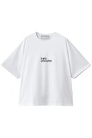 【サードマガジン/THIRD MAGAZINE】の【ELLE SHOP限定】プリントロゴTシャツ 大人の最旬トレンドファッション＆コーディネート founy(ファウニー) ファッション Fashion レディースファッション Fashion for Women トップス・カットソー Cut & Sew Tops シャツ・ブラウス・オフィスカジュアル Elegant Blouses & Button-Ups ロングTシャツ・Tシャツ Longline T-Shirts & Tees カットソー・ベーシックTシャツ Cut-and-Sewn Tops / Stretch Tees & Basics ショート Short, Short Length スラックス Slacks, Dress Pants スリーブ Sleeve, Long Sleeve / Short Sleeve デニム Denim, Jeans Material バランス Balance, Style Balance プリント Print, Printed Pattern 新作・新入荷 New Arrivals / New In |ID:prp329100004938587