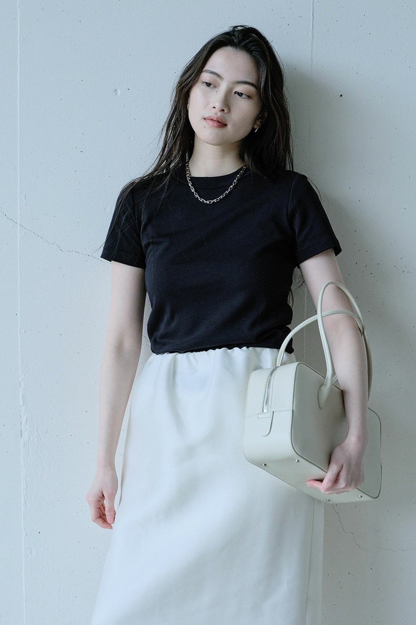 【ジェイドット/j.】のピュアコットンスムース 半袖T 人気、トレンドファッション・服の通販 founy(ファニー) 　ファッション　Fashion　レディースファッション　Fashion for Women　トップス・カットソー　Cut & Sew Tops　シャツ・ブラウス・オフィスカジュアル　Elegant Blouses & Button-Ups　ロングTシャツ・Tシャツ　Longline T-Shirts & Tees　カットソー・ベーシックTシャツ　Cut-and-Sewn Tops / Stretch Tees & Basics　ショート　Short, Short Length　スリーブ　Sleeve, Long Sleeve / Short Sleeve　半袖　Short Sleeve, Half Sleeve　other-2|ID: prp329100004938591 ipo3291000000037058620