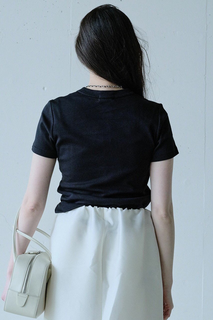 【ジェイドット/j.】のピュアコットンスムース 半袖T 人気、トレンドファッション・服の通販 founy(ファニー) 　ファッション　Fashion　レディースファッション　Fashion for Women　トップス・カットソー　Cut & Sew Tops　シャツ・ブラウス・オフィスカジュアル　Elegant Blouses & Button-Ups　ロングTシャツ・Tシャツ　Longline T-Shirts & Tees　カットソー・ベーシックTシャツ　Cut-and-Sewn Tops / Stretch Tees & Basics　ショート　Short, Short Length　スリーブ　Sleeve, Long Sleeve / Short Sleeve　半袖　Short Sleeve, Half Sleeve　other-3|ID: prp329100004938591 ipo3291000000037058621