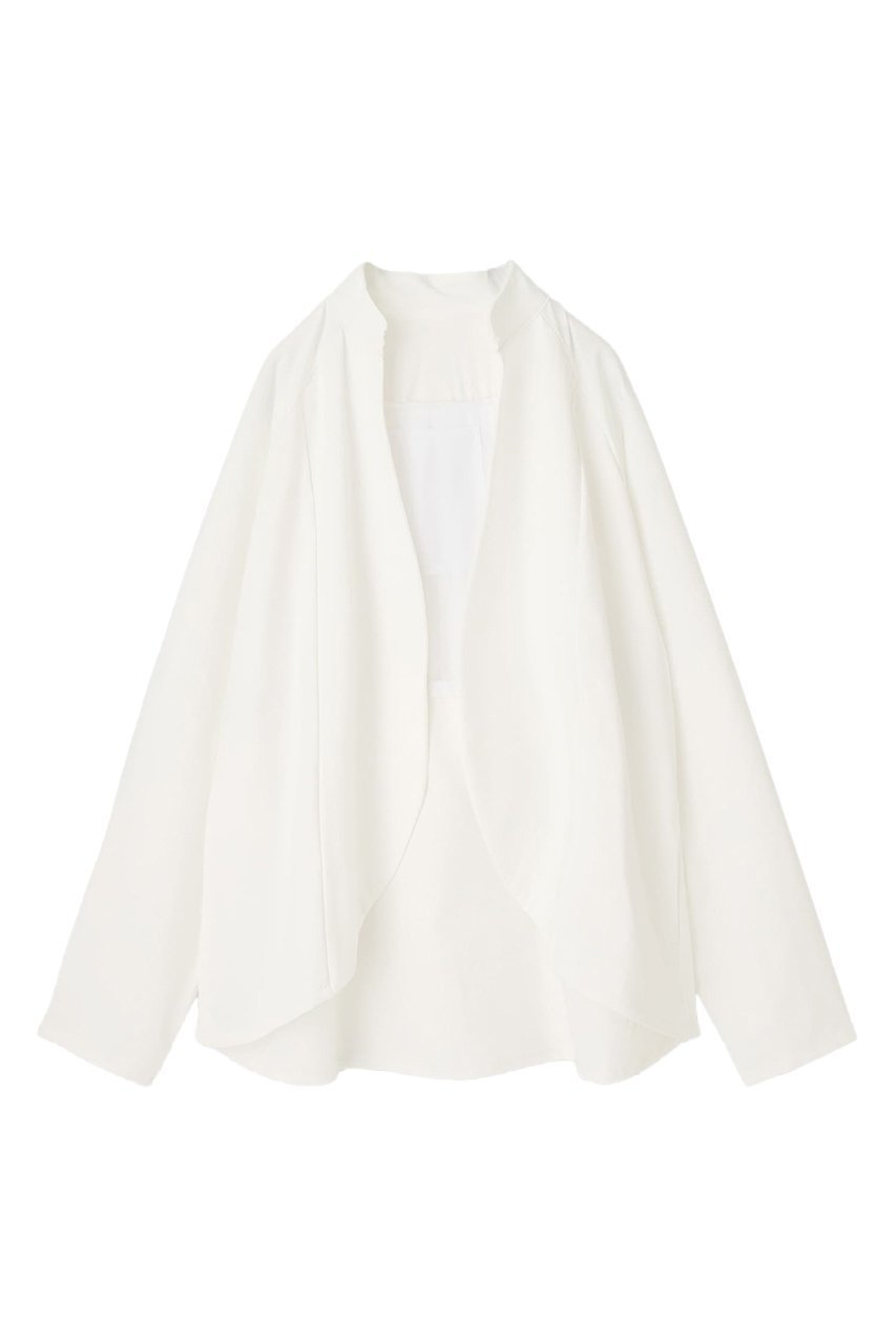 【レイール/Reir】の【大日方久美子×Reir】イージージャケット インテリア・キッズ・メンズ・レディースファッション・服の通販 founy(ファニー) 　ファッション　Fashion　レディースファッション　Fashion for Women　アウター　Coat / Outerwear Collection　レディースジャケット・軽アウター　Jackets　ジャケット　Jacket, Outerwear　ストレッチ　Stretch, Stretchy Fabric　バランス　Balance, Style Balance　ヘムライン　Hemline, Bottom Cut　ポケット　Pocket, Pocket Detail　メッシュ　Mesh, Net Fabric　ホワイト|ID: prp329100004938596 ipo3291000000037058664