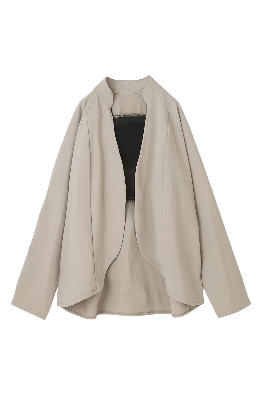 【レイール/Reir】の【大日方久美子×Reir】イージージャケット インテリア・キッズ・メンズ・レディースファッション・服の通販 founy(ファニー) 　ファッション　Fashion　レディースファッション　Fashion for Women　アウター　Coat / Outerwear Collection　レディースジャケット・軽アウター　Jackets　ジャケット　Jacket, Outerwear　ストレッチ　Stretch, Stretchy Fabric　バランス　Balance, Style Balance　ヘムライン　Hemline, Bottom Cut　ポケット　Pocket, Pocket Detail　メッシュ　Mesh, Net Fabric　ベージュ|ID: prp329100004938596 ipo3291000000037058665