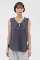 【マーガレットハウエル/MARGARET HOWELL】のSOFT LINEN SHIRT 大人の最旬トレンドファッション＆コーディネート founy(ファウニー) ファッション Fashion レディースファッション Fashion for Women トップス・カットソー Cut & Sew Tops キャミソール&ノースリーブ Camisoles & Sleeveless Tops シャツ・ブラウス・オフィスカジュアル Elegant Blouses & Button-Ups なめらか Smooth, Silky Texture ノースリーブ Sleeveless, No-Sleeve リネン Linen, Linen Fabric 新作・新入荷 New Arrivals / New In |ID:prp329100004938602