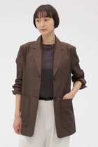 【マーガレットハウエル/MARGARET HOWELL】のCOTTON RAMIE CHAMBRAY JACKET 人気、トレンドファッション・服の通販 founy(ファニー) ファッション Fashion レディースファッション Fashion for Women アウター Coat / Outerwear Collection レディースジャケット・軽アウター Jackets おすすめ Recommended / Our Picks コンパクト Compact, Small Size シャンブレー Chambray, Denim-Like Fabric ジャケット Jacket, Outerwear セットアップ Set-Up, Coordinated Outfit ベーシック Basic, Essential 夏 Summer 新作・新入荷 New Arrivals / New In 春 Spring S/S・春夏 SS, Spring/Summer, Warm Season thumbnail ブラウン|ID: prp329100004938604 ipo3291000000037058707