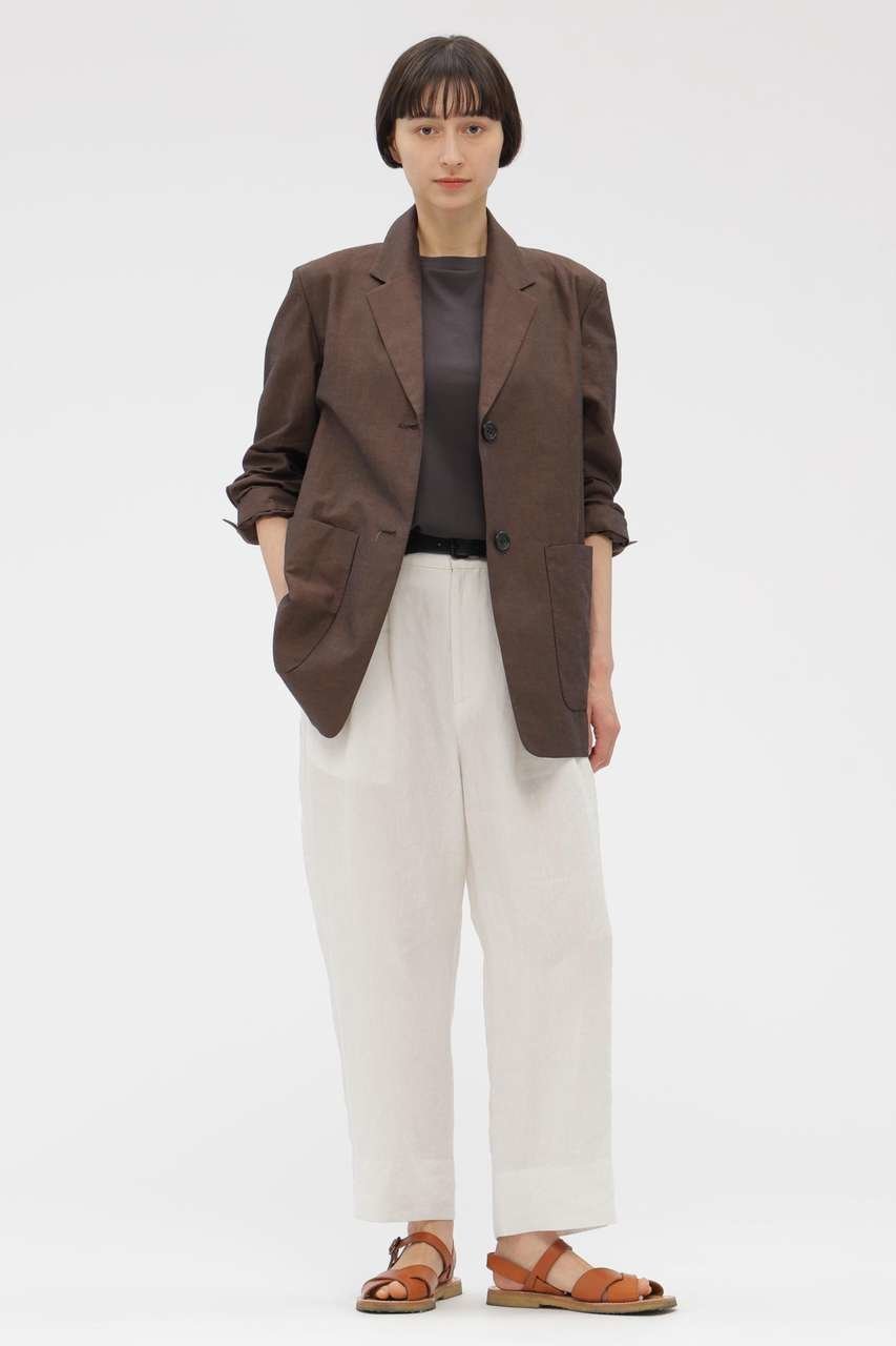 【マーガレットハウエル/MARGARET HOWELL】のCOTTON RAMIE CHAMBRAY JACKET 人気、トレンドファッション・服の通販 founy(ファニー) 　ファッション　Fashion　レディースファッション　Fashion for Women　アウター　Coat / Outerwear Collection　レディースジャケット・軽アウター　Jackets　おすすめ　Recommended / Our Picks　コンパクト　Compact, Small Size　シャンブレー　Chambray, Denim-Like Fabric　ジャケット　Jacket, Outerwear　セットアップ　Set-Up, Coordinated Outfit　ベーシック　Basic, Essential　夏　Summer　新作・新入荷　New Arrivals / New In　春　Spring　S/S・春夏　SS, Spring/Summer, Warm Season　other-2|ID: prp329100004938604 ipo3291000000037058708