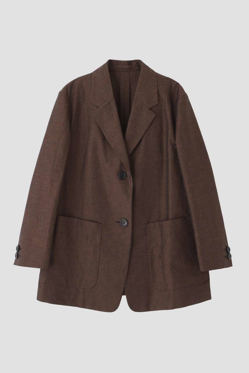 【マーガレットハウエル/MARGARET HOWELL】のCOTTON RAMIE CHAMBRAY JACKET 人気、トレンドファッション・服の通販 founy(ファニー) 　ファッション　Fashion　レディースファッション　Fashion for Women　アウター　Coat / Outerwear Collection　レディースジャケット・軽アウター　Jackets　おすすめ　Recommended / Our Picks　コンパクト　Compact, Small Size　シャンブレー　Chambray, Denim-Like Fabric　ジャケット　Jacket, Outerwear　セットアップ　Set-Up, Coordinated Outfit　ベーシック　Basic, Essential　夏　Summer　新作・新入荷　New Arrivals / New In　春　Spring　S/S・春夏　SS, Spring/Summer, Warm Season　other-3|ID: prp329100004938604 ipo3291000000037058709