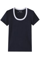 【スリー ドッツ/three dots】のリンガー ジェシカ カットソー 人気、トレンドファッション・服の通販 founy(ファニー) ファッション Fashion レディースファッション Fashion for Women トップス・カットソー Cut & Sew Tops シャツ・ブラウス・オフィスカジュアル Elegant Blouses & Button-Ups ロングTシャツ・Tシャツ Longline T-Shirts & Tees カットソー・ベーシックTシャツ Cut-and-Sewn Tops / Stretch Tees & Basics おすすめ Recommended / Our Picks インナー Innerwear カットソー Cut and Sewn Top ショート Short, Short Length シンプル Simple, Minimal スリーブ Sleeve, Long Sleeve / Short Sleeve バランス Balance, Style Balance フィット Fit, Slim Fit 再入荷 Restock / Back in Stock thumbnail ネイビー|ID: prp329100004938614 ipo3291000000037058769