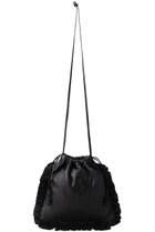 【シシ/sisii】のミニサイズフリルポーチ ブラック|ID: prp329100004938615 ipo3291000000037058775