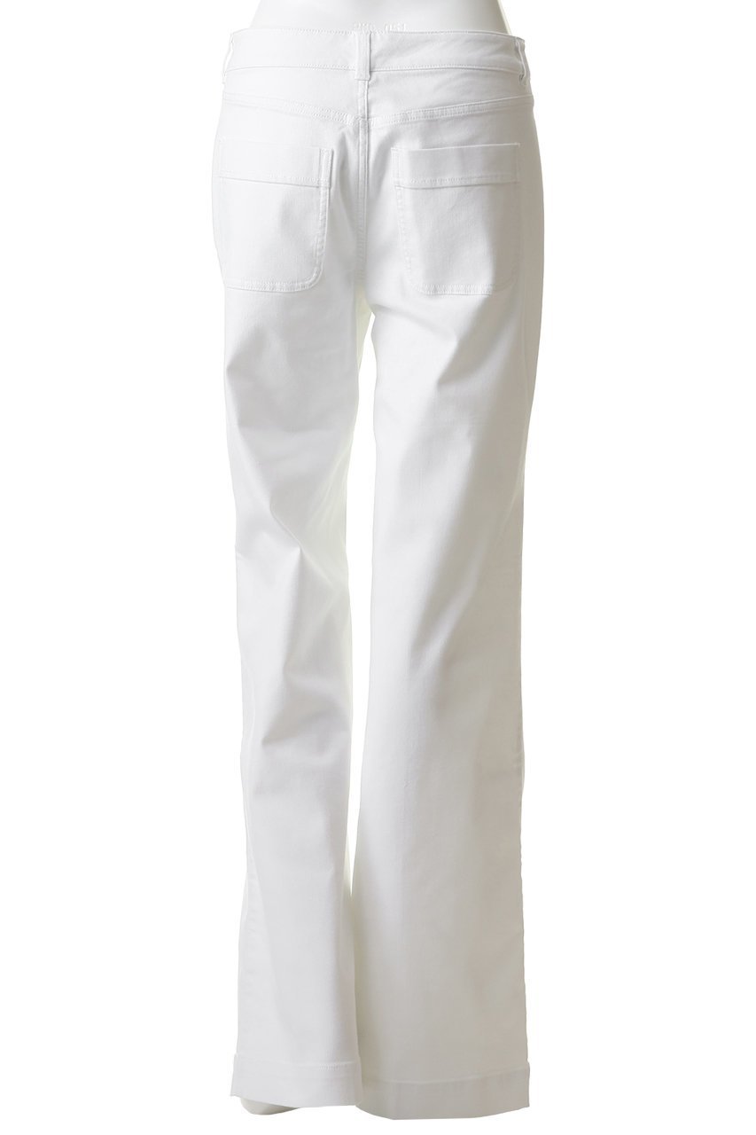 【ブルックス ブラザーズ/Brooks Brothers】のコットンブレンド フロントパッチポケット フレアレッグ デニムパンツ 人気、トレンドファッション・服の通販 founy(ファニー) 　ファッション　Fashion　レディースファッション　Fashion for Women　パンツ　Pants & Trousers　デニムパンツ・ジーンズ・美脚デニム　Denim Jeans & Pants　おすすめ　Recommended / Our Picks　ジーンズ　Jeans, Denim Pants　デニム　Denim, Jeans Material　パッチ　Patch, Appliqué　フラップ　Flap, Flap Pocket　フレア　Flare, Flared　フロント　Front, Front Design　ポケット　Pocket, Pocket Detail　新作・新入荷　New Arrivals / New In　other-4|ID: prp329100004938624 ipo3291000000037058838