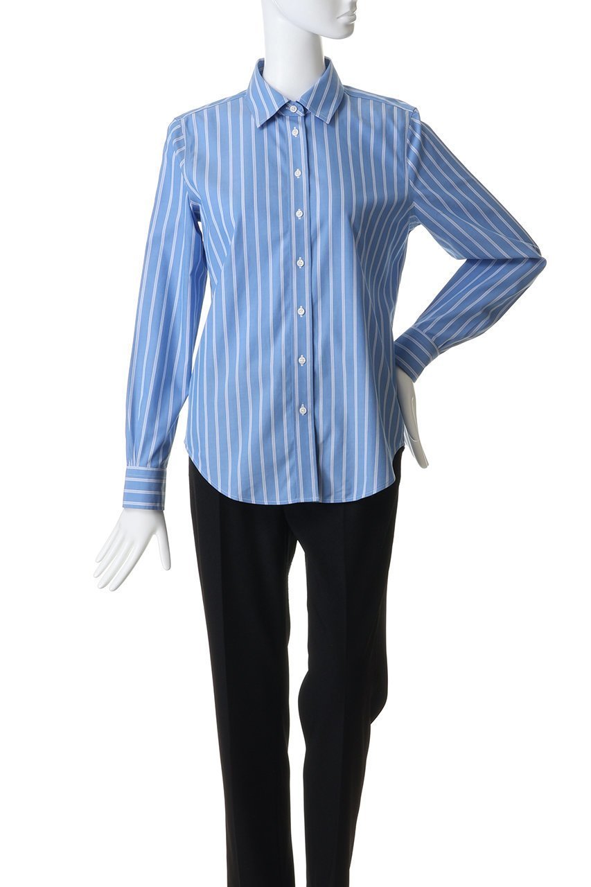 【ブルックス ブラザーズ/Brooks Brothers】のスーピマコットンストレッチ ストライプ ドレスシャツ Classic Fit 人気、トレンドファッション・服の通販 founy(ファニー) 　ファッション　Fashion　レディースファッション　Fashion for Women　トップス・カットソー　Cut & Sew Tops　シャツ・ブラウス・オフィスカジュアル　Elegant Blouses & Button-Ups　ワンピース　Dresses　フォーマル・パーティードレス・結婚式用ドレス　Elegant & Casual Dresses　なめらか　Smooth, Silky Texture　クラシック　Classic, Timeless Style　ジャケット　Jacket, Outerwear　ストライプ　Stripe, Striped Pattern　ストレッチ　Stretch, Stretchy Fabric　ストレート　Straight, Straight Cut　スリーブ　Sleeve, Long Sleeve / Short Sleeve　スーツ　Suit, Formalwear　センター　Center, Center Line　トレンド　Trend, Trending Now　ドレス　Dress, One-Piece　フィット　Fit, Slim Fit　プリーツ　Pleats, Pleated　ボックス　Boxy, Box Shape　ポケット　Pocket, Pocket Detail　ロング　Long, Long-Length　新作・新入荷　New Arrivals / New In　長袖　Long Sleeve, Full Sleeve　other-2|ID: prp329100004938625 ipo3291000000037058842