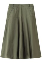 【ブルックス ブラザーズ/Brooks Brothers】のストレッチコットンサテン Aラインスカート オリーブ|ID: prp329100004938632 ipo3291000000037058889