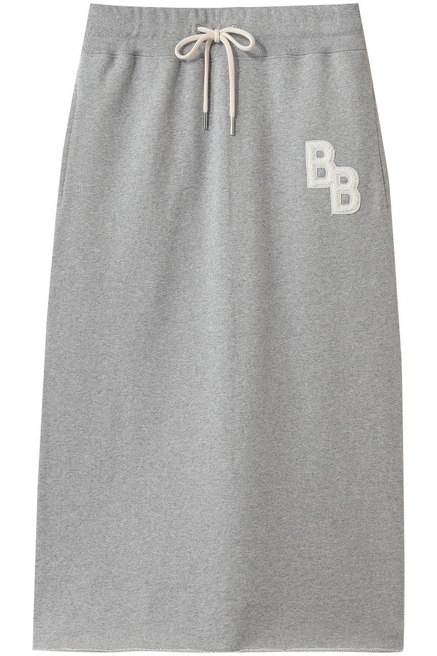 【ブルックス ブラザーズ/Brooks Brothers】のコットンフレンチテリー BBロゴ ミディスカート インテリア・キッズ・メンズ・レディースファッション・服の通販 founy(ファニー) 　ファッション　Fashion　レディースファッション　Fashion for Women　スカート　Skirts　アメリカン　American Style　コンパクト　Compact, Small Size　スウェット / スエット　Sweatshirt, Sweatwear　スリット　Slit, Slit Detail　セーター　Sweater, Knitwear　ポケット　Pocket, Pocket Detail　リラックス　Relax, Relaxed Fit　おすすめ　Recommended / Our Picks　新作・新入荷　New Arrivals / New In　グレー|ID: prp329100004938633 ipo3291000000037058898