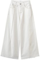 【スリー ドッツ/three dots】のティント デニムパンツ ホワイト|ID: prp329100004938640 ipo3291000000037058941