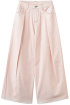 【スリー ドッツ/three dots】のティント デニムパンツ ティントレッド|ID: prp329100004938640 ipo3291000000037058943