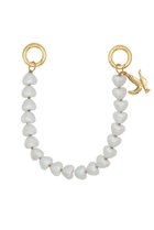 【ルヴィニ パリ/Louvini Paris】のハンドストラップ TINY CUORE 人気、トレンドファッション・服の通販 founy(ファニー) ファッション Fashion レディースファッション Fashion for Women スマート Smart, Elegant チェーン Chain, Chain Strap チャーム Charm, Pendant ハンド Hand, Handmade ブレスレット Bracelet, Wristband マーブル Marble, Marble Pattern モチーフ Motif, Design Theme ラップ Wrap, Wrap Design thumbnail WHITE PEARL|ID: prp329100004938643 ipo3291000000037058967