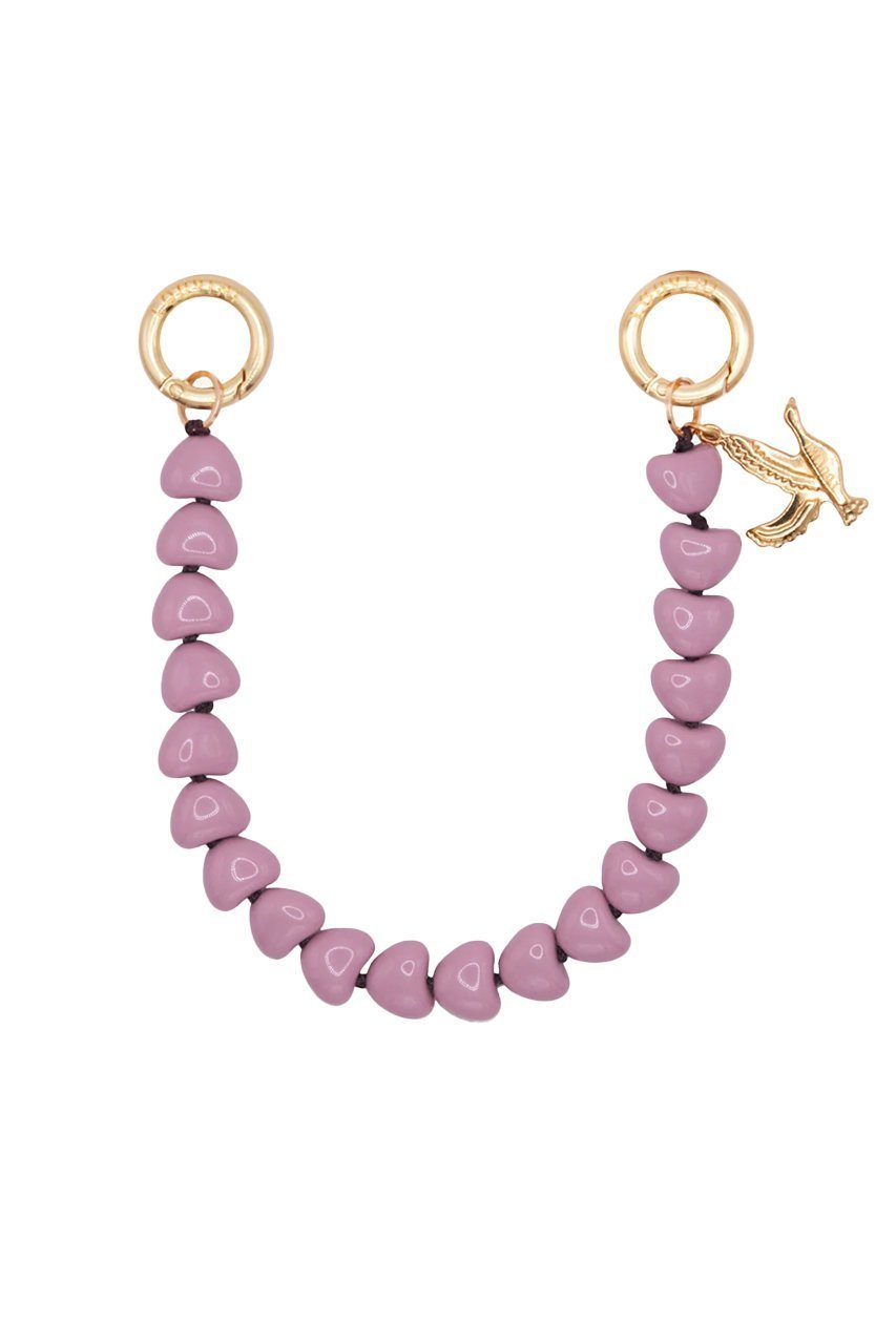 【ルヴィニ パリ/Louvini Paris】のハンドストラップ TINY CUORE インテリア・キッズ・メンズ・レディースファッション・服の通販 founy(ファニー) 　ファッション　Fashion　レディースファッション　Fashion for Women　スマート　Smart, Elegant　チェーン　Chain, Chain Strap　チャーム　Charm, Pendant　ハンド　Hand, Handmade　ブレスレット　Bracelet, Wristband　マーブル　Marble, Marble Pattern　モチーフ　Motif, Design Theme　ラップ　Wrap, Wrap Design　ANTIQUE PINK|ID: prp329100004938643 ipo3291000000037058968