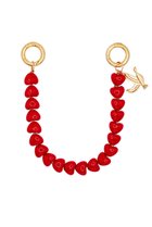 【ルヴィニ パリ/Louvini Paris】のハンドストラップ TINY CUORE 人気、トレンドファッション・服の通販 founy(ファニー) ファッション Fashion レディースファッション Fashion for Women スマート Smart, Elegant チェーン Chain, Chain Strap チャーム Charm, Pendant ハンド Hand, Handmade ブレスレット Bracelet, Wristband マーブル Marble, Marble Pattern モチーフ Motif, Design Theme ラップ Wrap, Wrap Design thumbnail RED|ID: prp329100004938643 ipo3291000000037058970