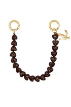 【ルヴィニ パリ/Louvini Paris】のハンドストラップ TINY CUORE 人気、トレンドファッション・服の通販 founy(ファニー) ファッション Fashion レディースファッション Fashion for Women スマート Smart, Elegant チェーン Chain, Chain Strap チャーム Charm, Pendant ハンド Hand, Handmade ブレスレット Bracelet, Wristband マーブル Marble, Marble Pattern モチーフ Motif, Design Theme ラップ Wrap, Wrap Design thumbnail BROWN|ID: prp329100004938643 ipo3291000000037058971