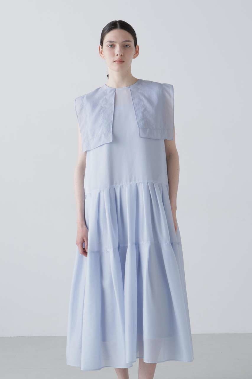 【アドーア/ADORE】のハイツイストビエラワンピース 人気、トレンドファッション・服の通販 founy(ファニー) 　ファッション　Fashion　レディースファッション　Fashion for Women　ワンピース　Dresses　チュニック　Tunic Tops & Dresses　エアリー　Airy Texture　チュニック　Tunic, Long Top　ティアードワンピース　Tiered Dress, Flared Dress　フェミニン　Feminine, Girly　ヨーク　Yoke, Yoke Design　ロング　Long, Long-Length　夏　Summer　新作・新入荷　New Arrivals / New In　春　Spring　S/S・春夏　SS, Spring/Summer, Warm Season　other-2|ID: prp329100004938654 ipo3291000000037059042