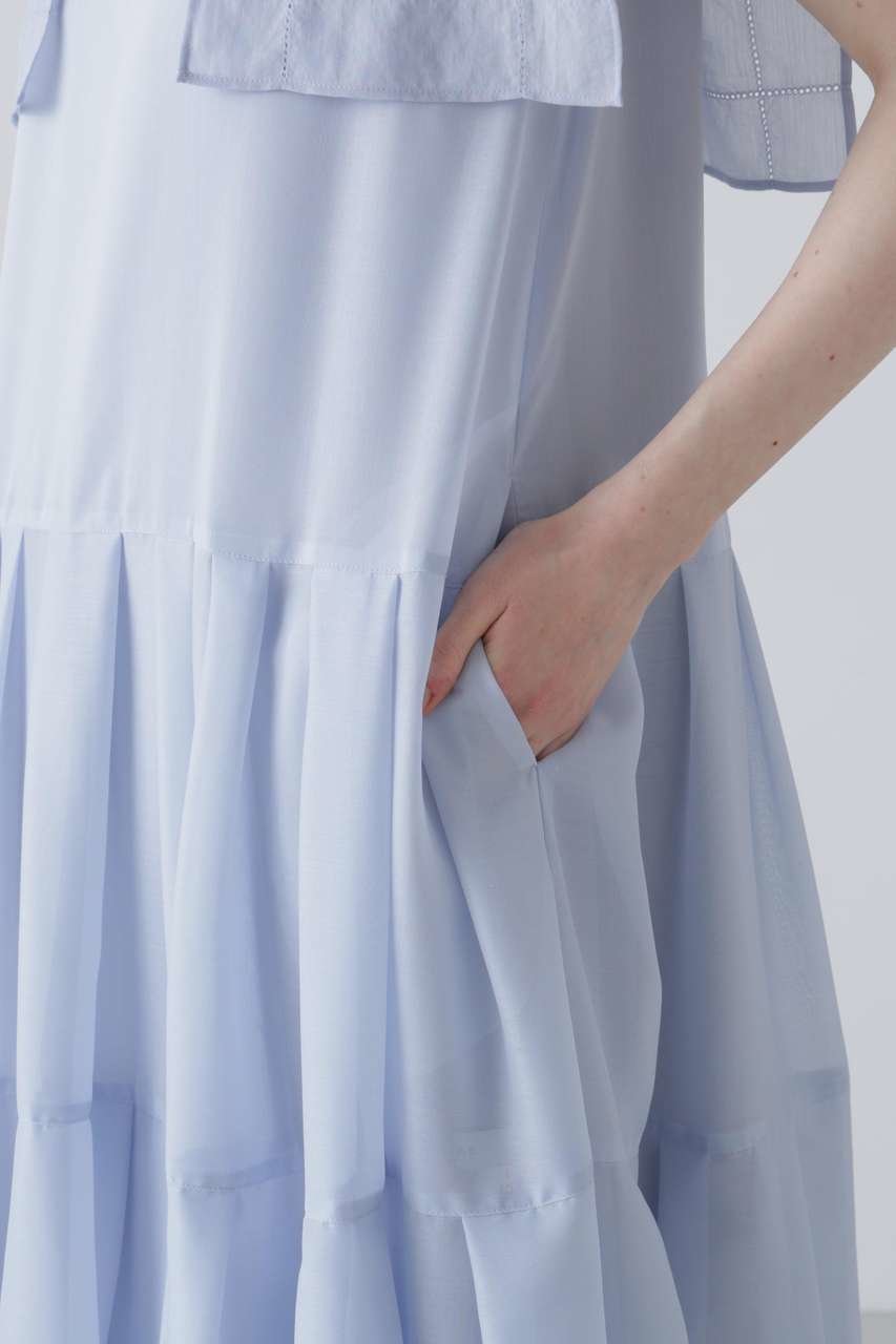 【アドーア/ADORE】のハイツイストビエラワンピース 人気、トレンドファッション・服の通販 founy(ファニー) 　ファッション　Fashion　レディースファッション　Fashion for Women　ワンピース　Dresses　チュニック　Tunic Tops & Dresses　エアリー　Airy Texture　チュニック　Tunic, Long Top　ティアードワンピース　Tiered Dress, Flared Dress　フェミニン　Feminine, Girly　ヨーク　Yoke, Yoke Design　ロング　Long, Long-Length　夏　Summer　新作・新入荷　New Arrivals / New In　春　Spring　S/S・春夏　SS, Spring/Summer, Warm Season　other-7|ID: prp329100004938654 ipo3291000000037059047