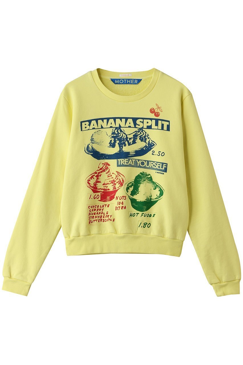 【マザー/MOTHER】のTHE CAMPER デザートプリントスウエット (BNP) インテリア・キッズ・メンズ・レディースファッション・服の通販 founy(ファニー) 　ファッション　Fashion　レディースファッション　Fashion for Women　トップス・カットソー　Cut & Sew Tops　シャツ・ブラウス・オフィスカジュアル　Elegant Blouses & Button-Ups　レディースパーカー・カジュアルフーディー　Casual Hoodies & Sweatshirts　ロングTシャツ・Tシャツ　Longline T-Shirts & Tees　スウェット・クルーネックトップス　Sweatshirts & Crewnecks / Relaxed Fit Sweat Tops　カットソー・ベーシックTシャツ　Cut-and-Sewn Tops / Stretch Tees & Basics　おすすめ　Recommended / Our Picks　スウェット / スエット　Sweatshirt, Sweatwear　デザート　Dessert, Sweet Treat　デニム　Denim, Jeans Material　バランス　Balance, Style Balance　プリント　Print, Printed Pattern　定番　Standard, Basic Item　新作・新入荷　New Arrivals / New In　イエロー|ID: prp329100004938655 ipo3291000000037059050