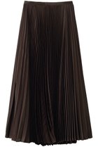 【デザイン ワークス/DESIGN WORKS】のサテンプリーツスカート ブラウン|ID: prp329100004938661 ipo3291000000037059096