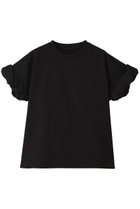 【デザイン ワークス/DESIGN WORKS】のロールアップスリーブTシャツ 人気、トレンドファッション・服の通販 founy(ファニー) ファッション Fashion レディースファッション Fashion for Women トップス・カットソー Cut & Sew Tops シャツ・ブラウス・オフィスカジュアル Elegant Blouses & Button-Ups ロングTシャツ・Tシャツ Longline T-Shirts & Tees カットソー・ベーシックTシャツ Cut-and-Sewn Tops / Stretch Tees & Basics ショート Short, Short Length シンプル Simple, Minimal スリーブ Sleeve, Long Sleeve / Short Sleeve ボトム Bottoms, Lower Wear 新作・新入荷 New Arrivals / New In thumbnail ブラック|ID: prp329100004938662 ipo3291000000037059104
