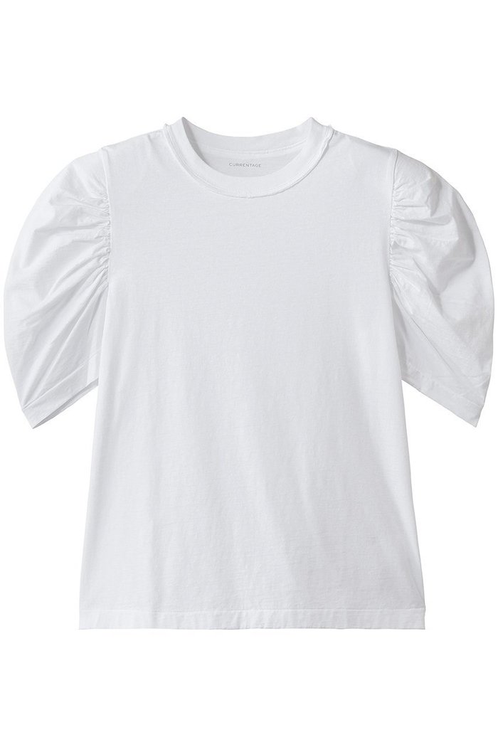 【マルティニーク/martinique】の【CURRENTAGE】オーガニックコットンジャージーギャザーカットソー インテリア・キッズ・メンズ・レディースファッション・服の通販 founy(ファニー) https://founy.com/ ファッション Fashion レディースファッション Fashion for Women トップス・カットソー Cut & Sew Tops シャツ・ブラウス・オフィスカジュアル Elegant Blouses & Button-Ups ロングTシャツ・Tシャツ Longline T-Shirts & Tees カットソー・ベーシックTシャツ Cut-and-Sewn Tops / Stretch Tees & Basics インナー Innerwear カットソー Cut and Sewn Top ギャザー Gathered, Ruffled ショート Short, Short Length スリーブ Sleeve, Long Sleeve / Short Sleeve 新作・新入荷 New Arrivals / New In |ID: prp329100004938664 ipo3291000000037059116